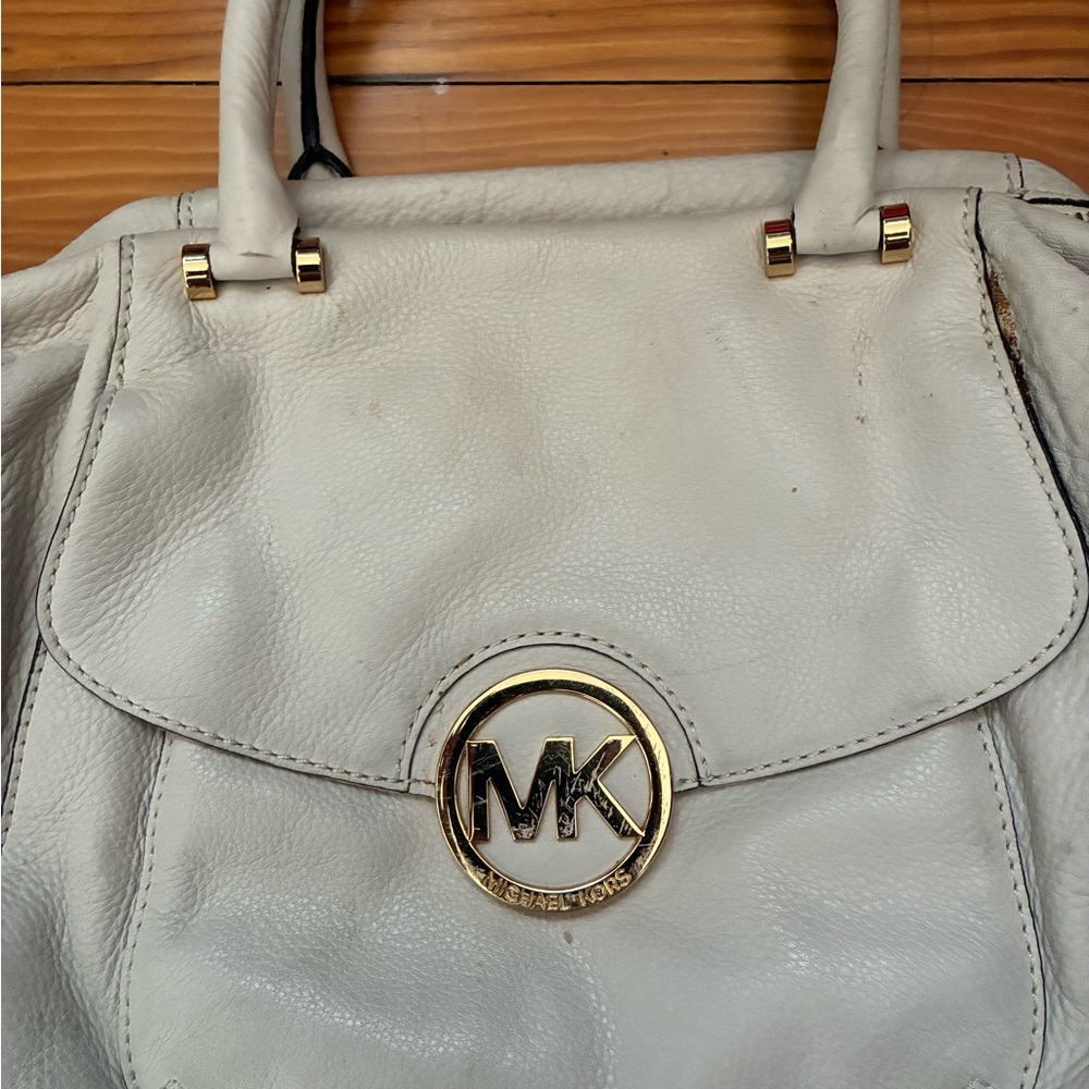 Michael Kors Cream Crossbody Bag